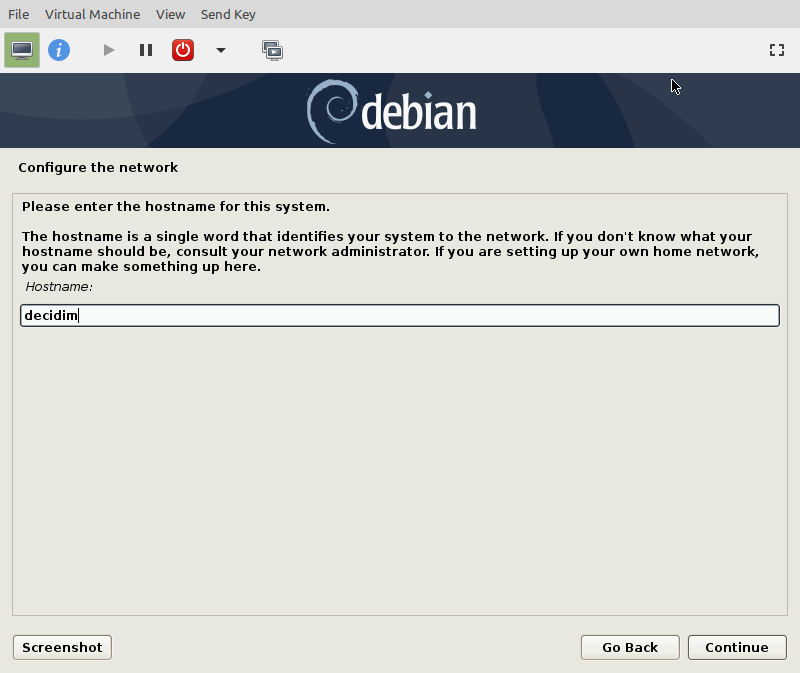 KVM Debian 10 Install 10