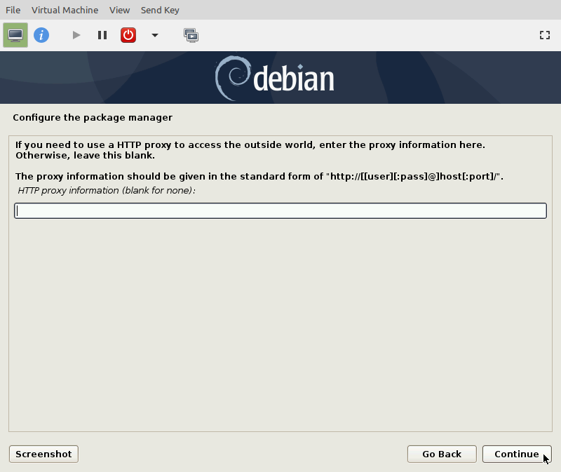 KVM Debian 10 Install 25