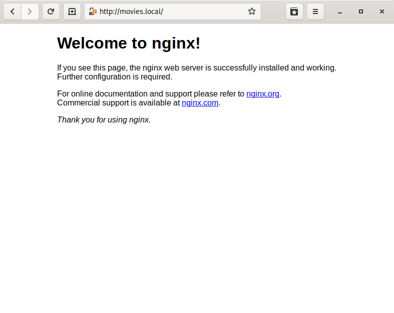 Welcome to nginx